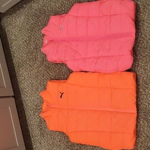 New Puma puffer vest bundle youth sz 10/12